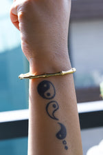 Load image into Gallery viewer, Bamboo Cuff- Gold
